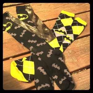 Batman knee high socks
